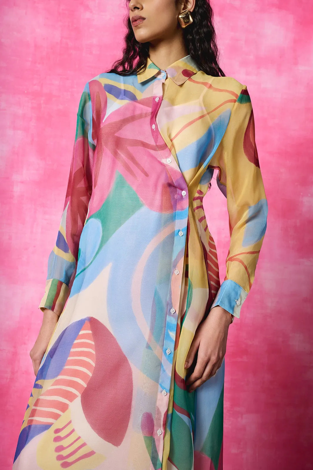 gardenia asymmetrical dress, image 2