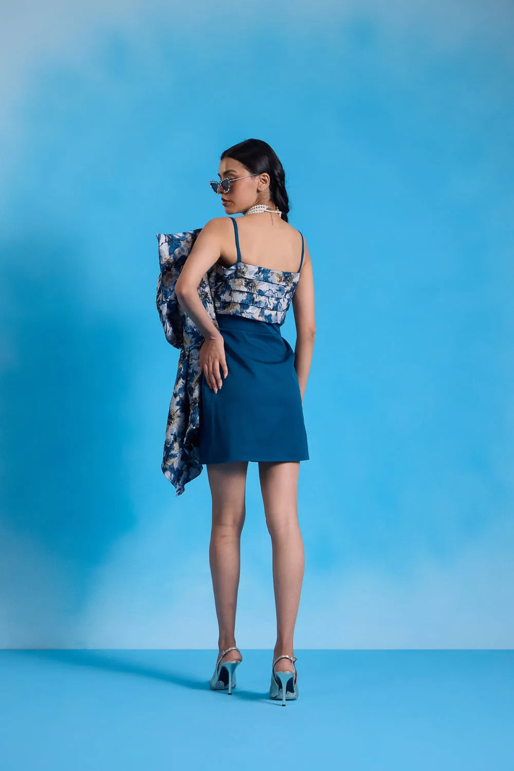 gilded bow mini dress, image 3