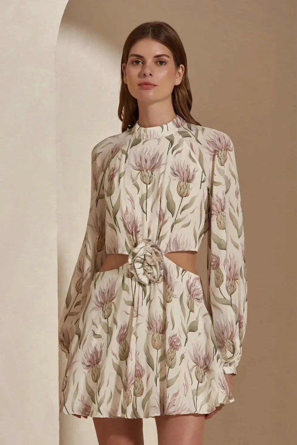 gracie gardenia mini dress, image 2