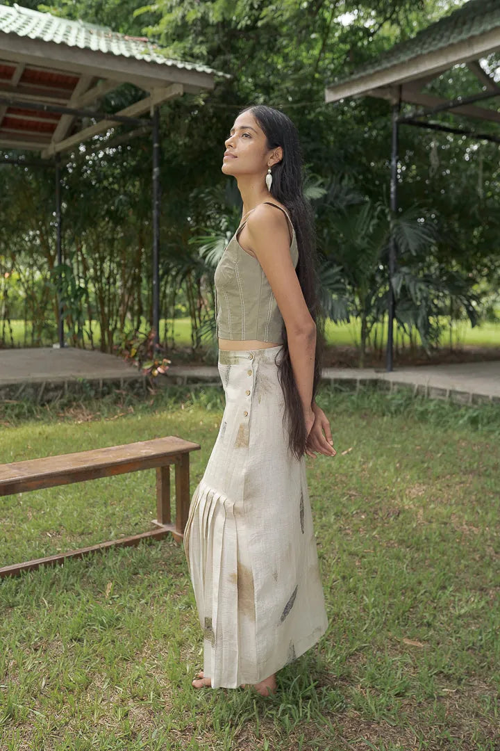 live leafy corset top, image 4