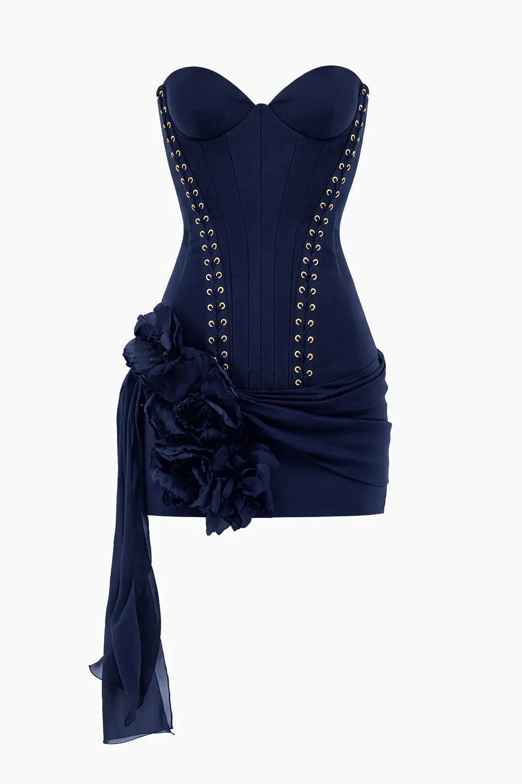 midnight corset bloom dress, image 6