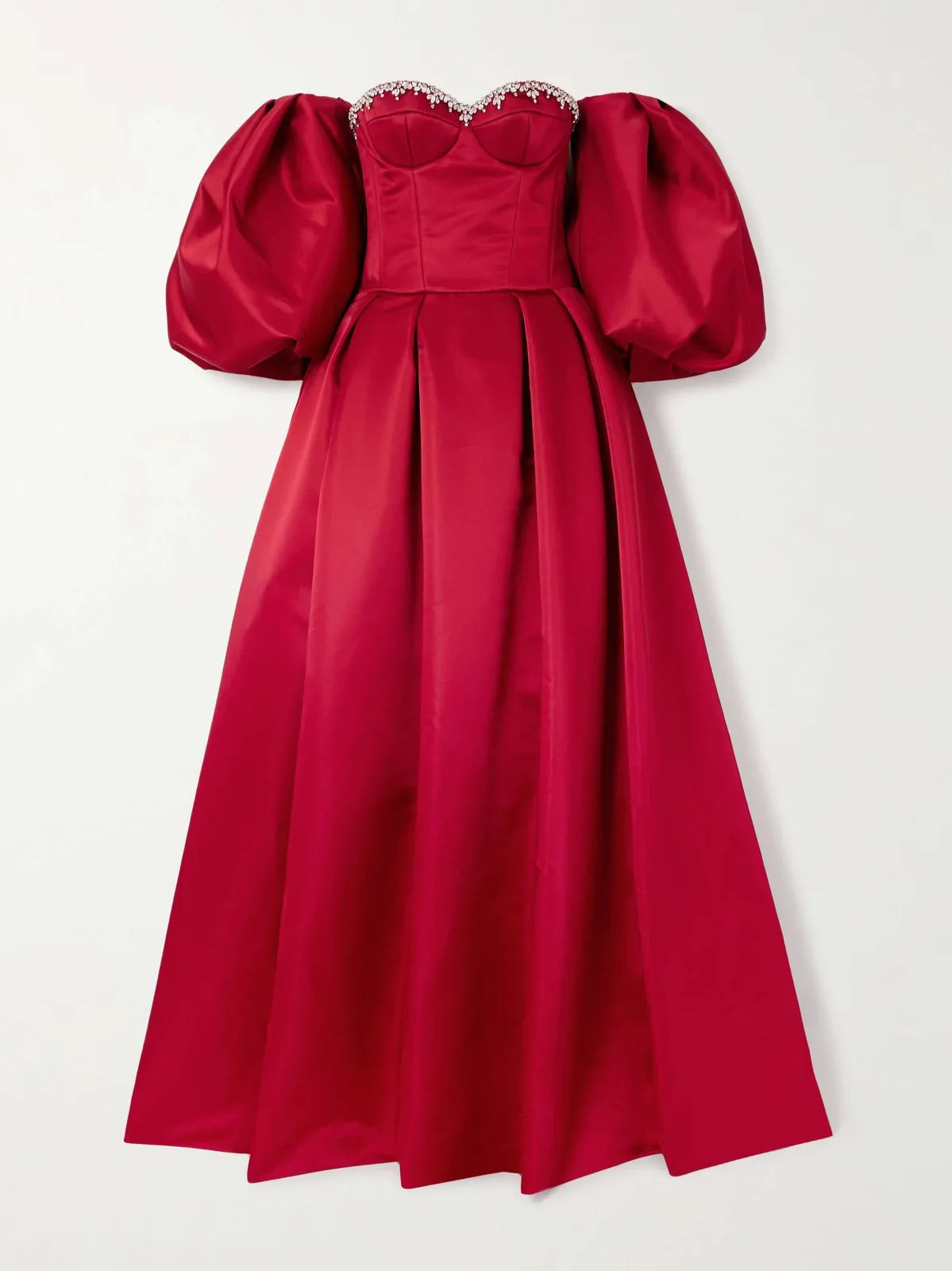 mikado crystal embellished dress, image 5