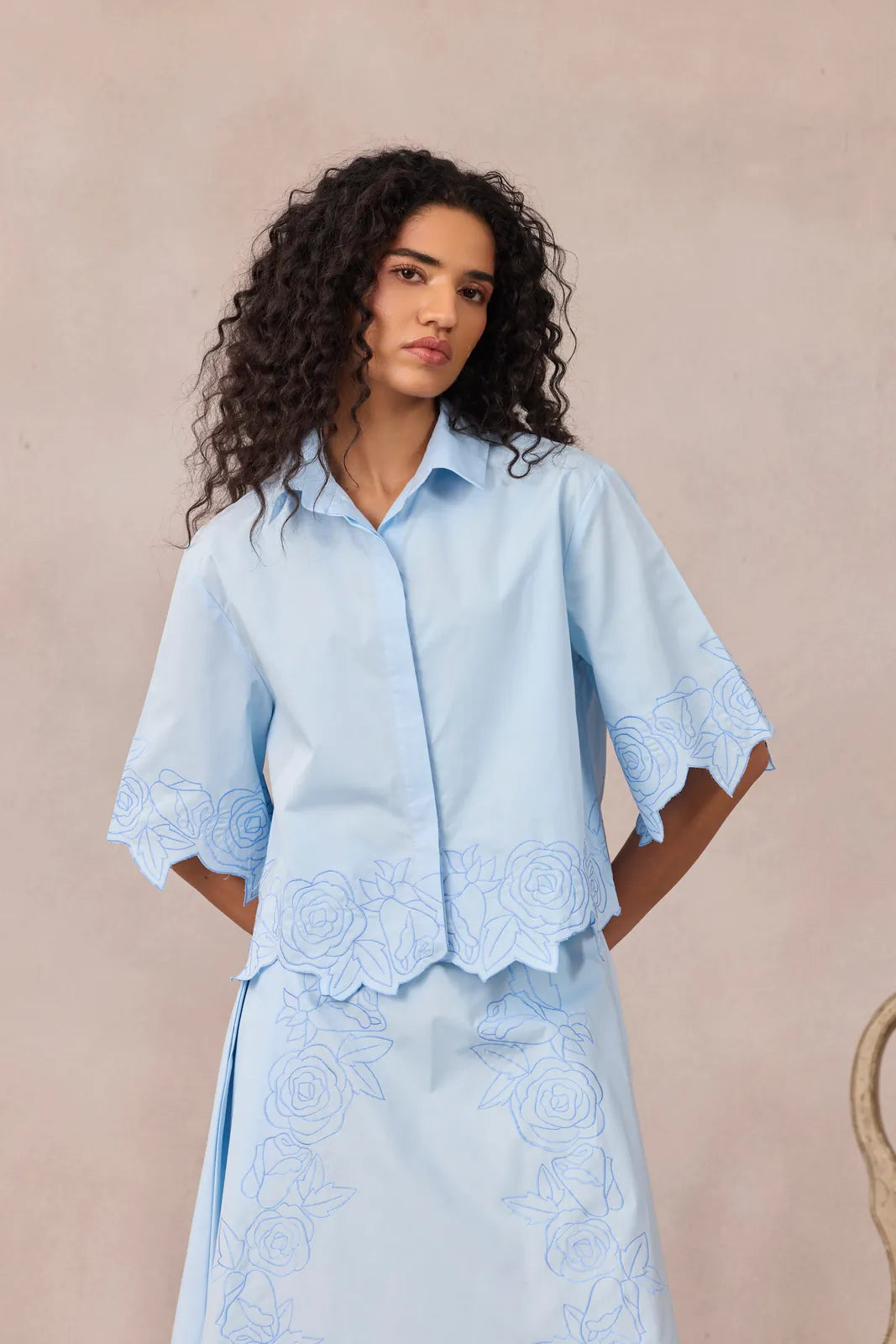 nadia crop shirt, image 3