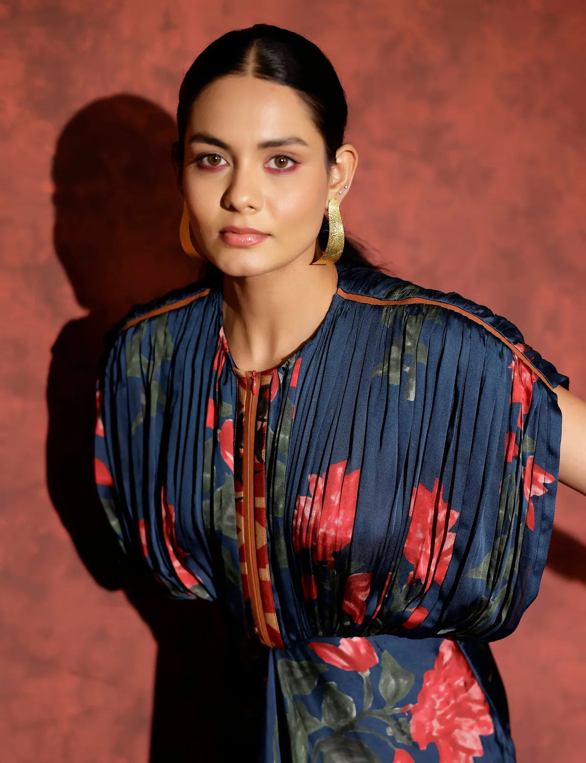 neelam kaftan gown with front zipper, image 6