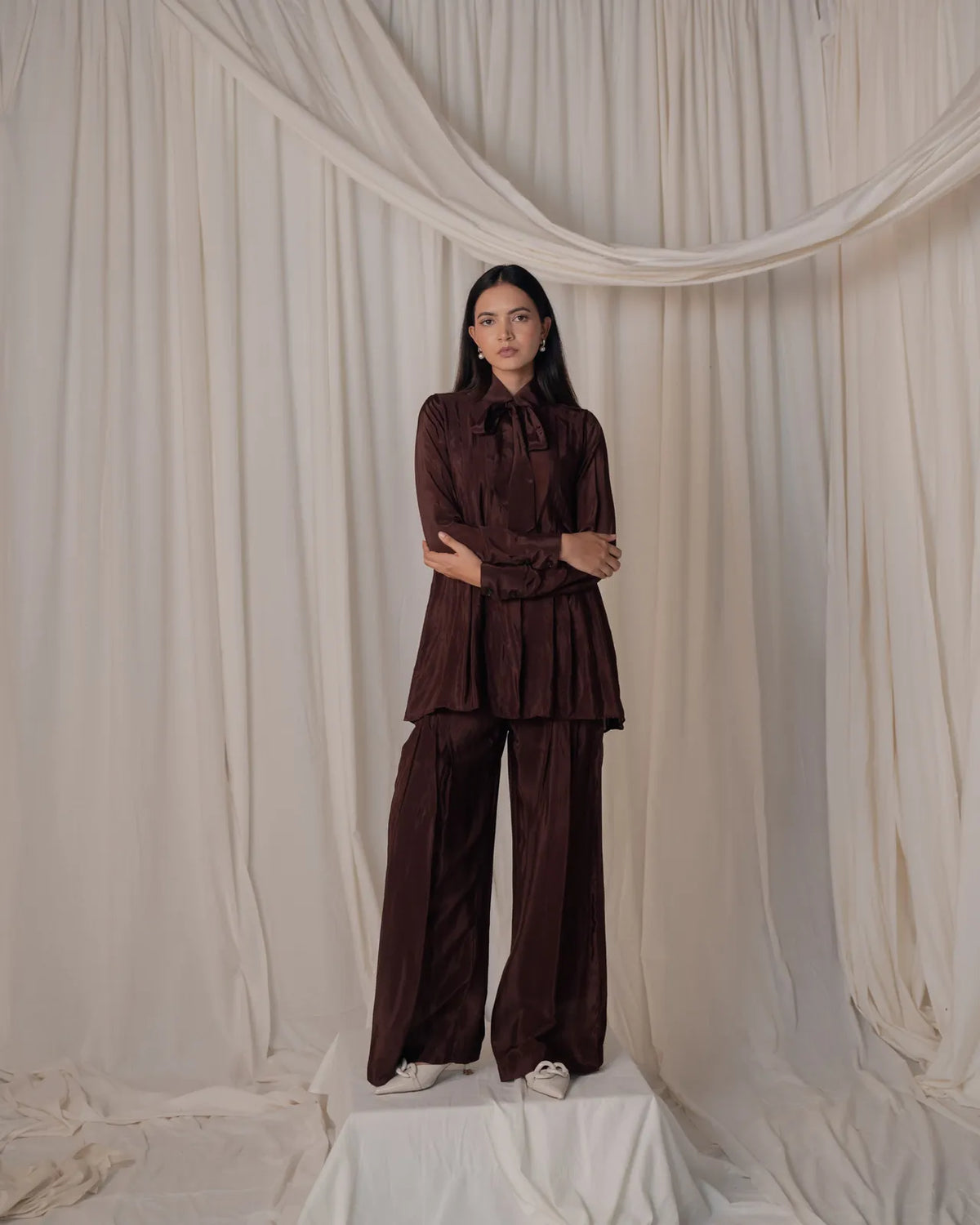 pleated shirt co-ord, image 12