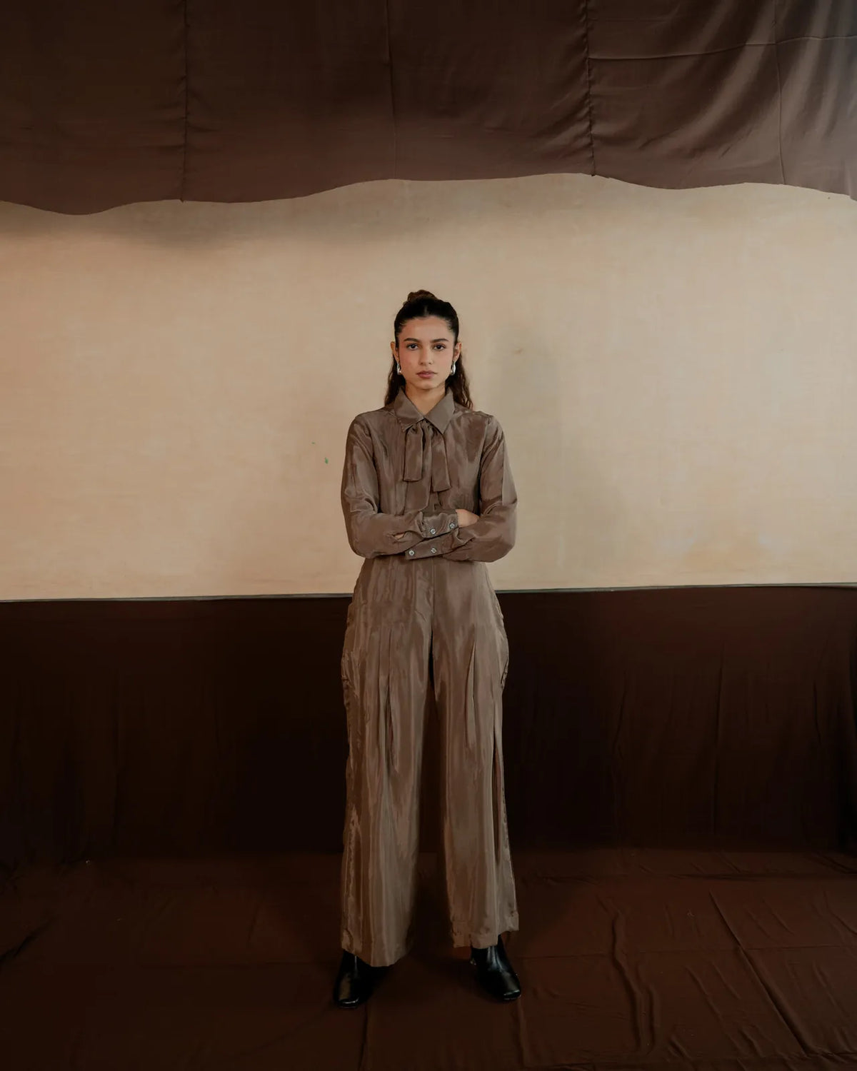 pleated shirt co-ord, image 19