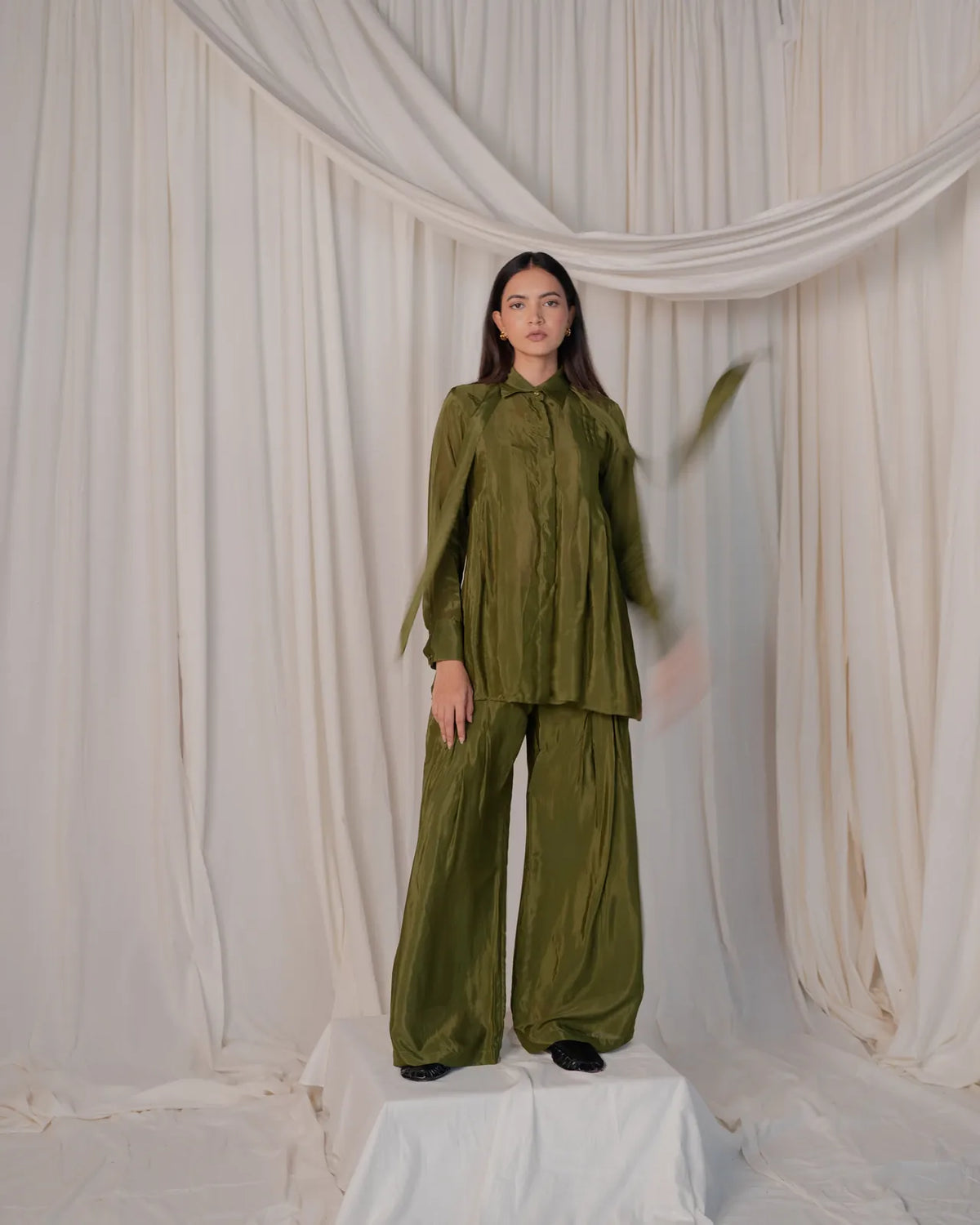 pleated shirt co-ord, image 25