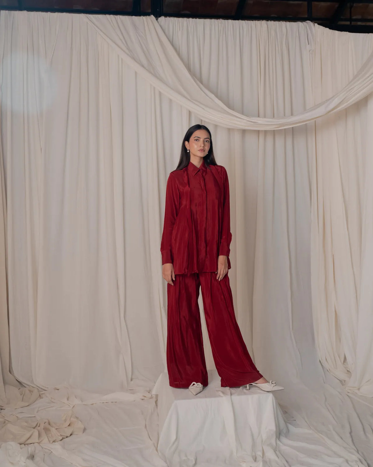 pleated shirt co-ord, image 7