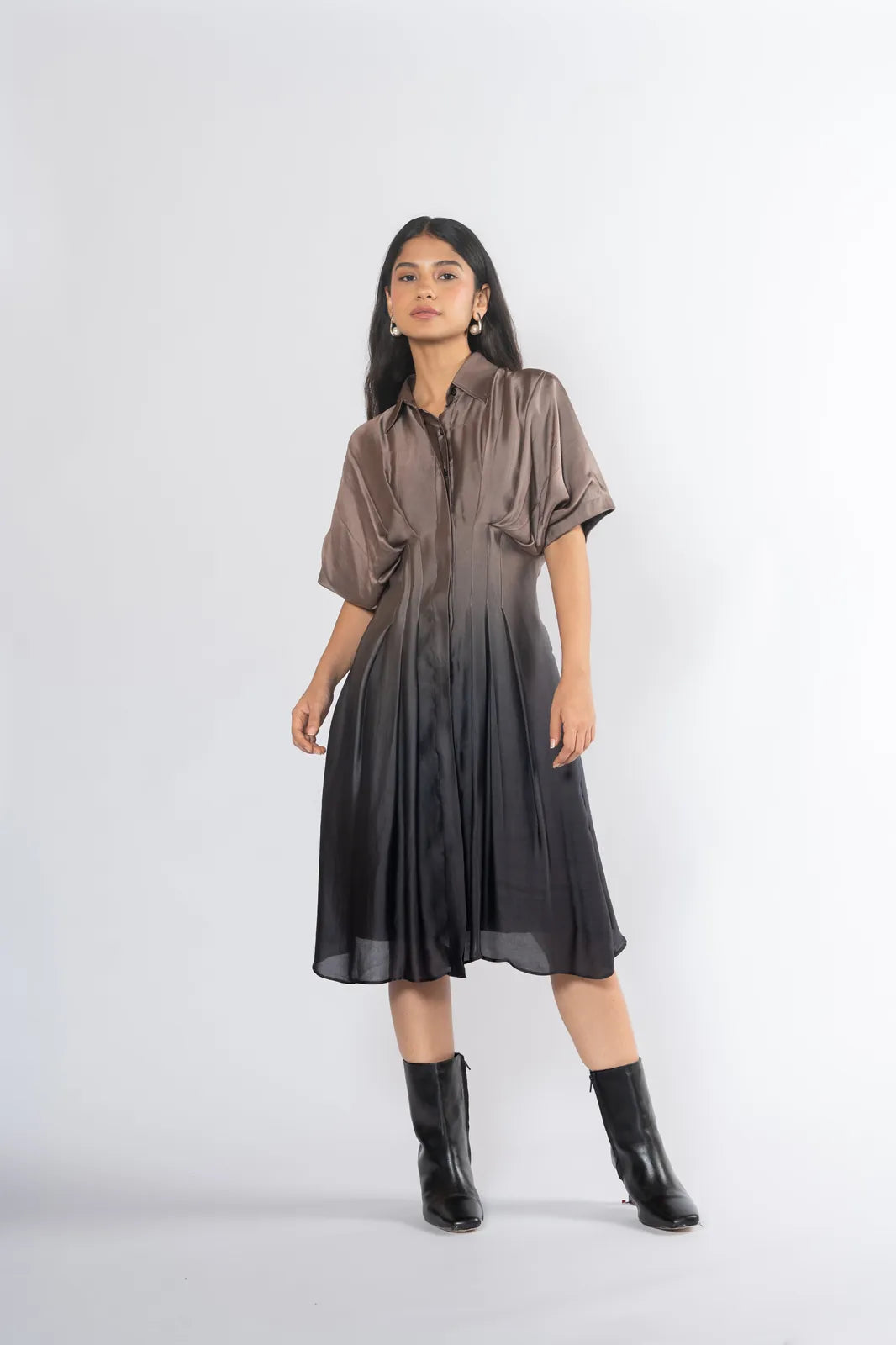 pleated shirt dress, image 40