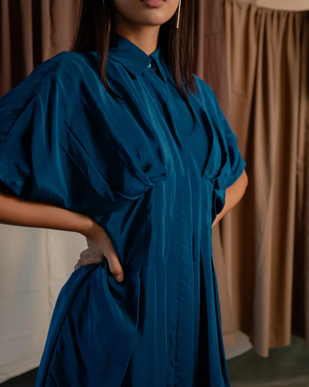 pleated shirt dress, image 19
