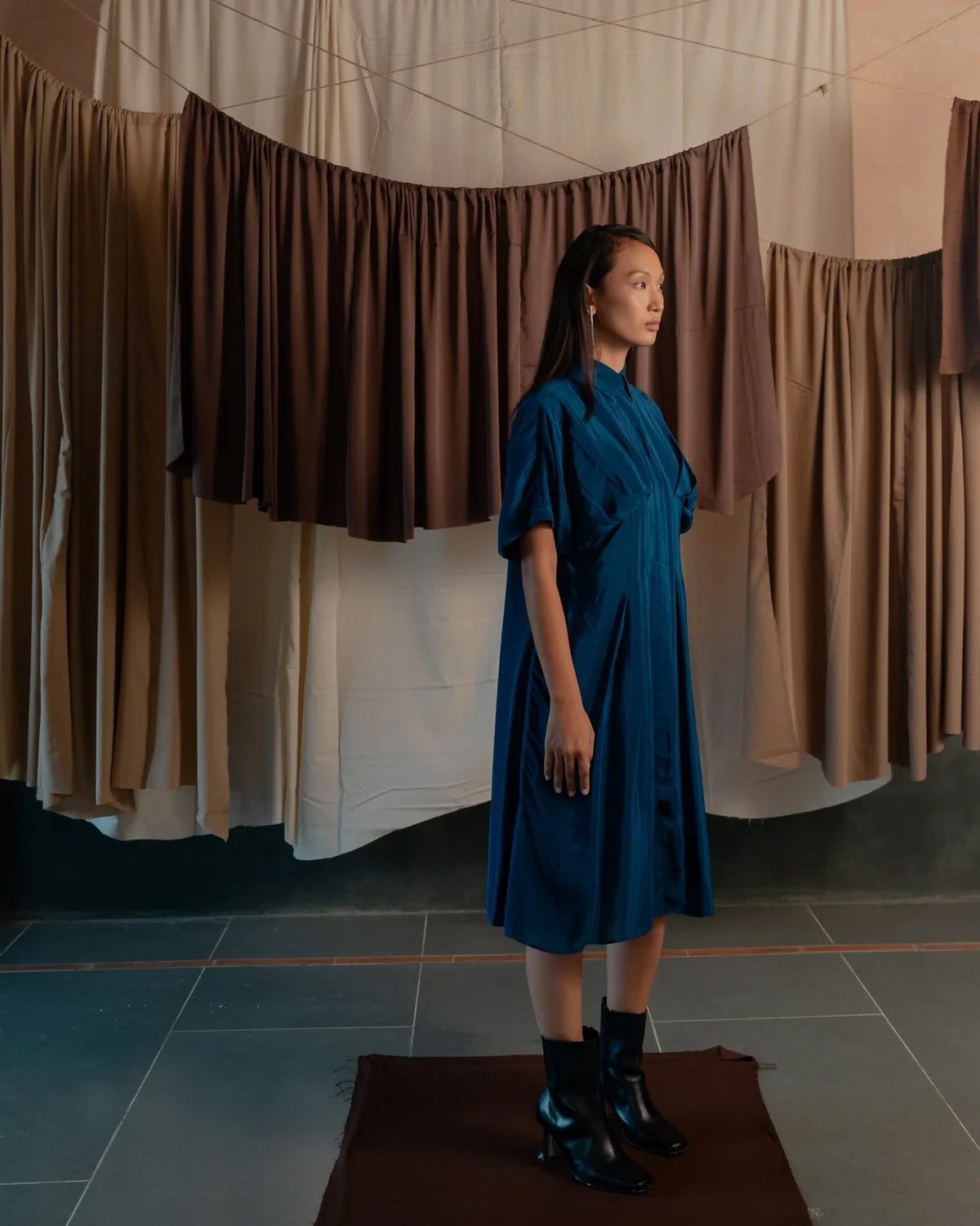 pleated shirt dress, image 23