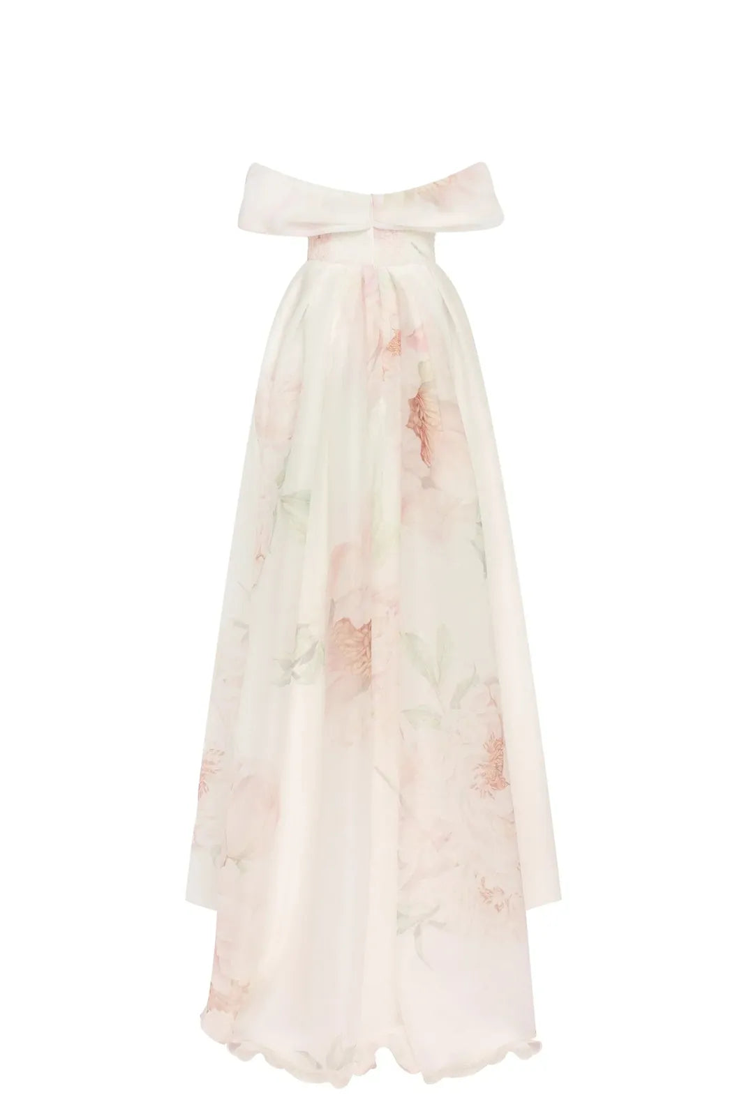 refined peony off shoulder maxi dress, image 5