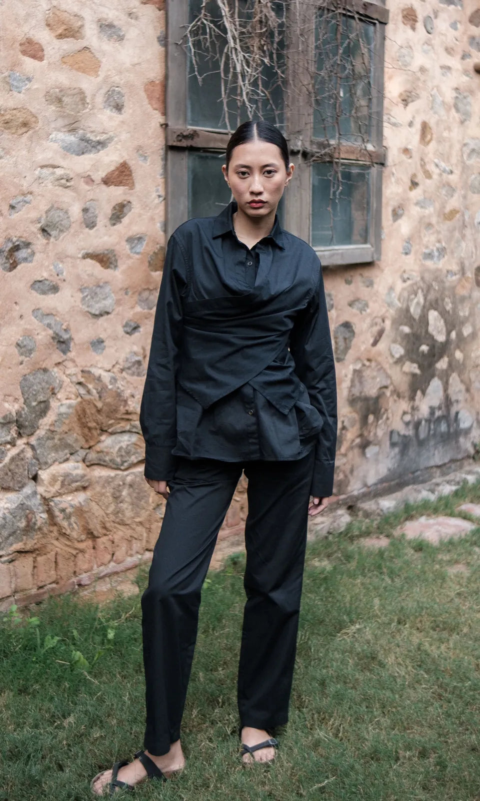 sandra straight pants - solid, image 3