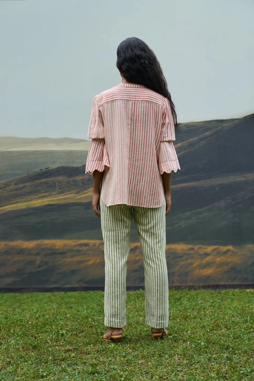scarlet top & moss pants set, image 5