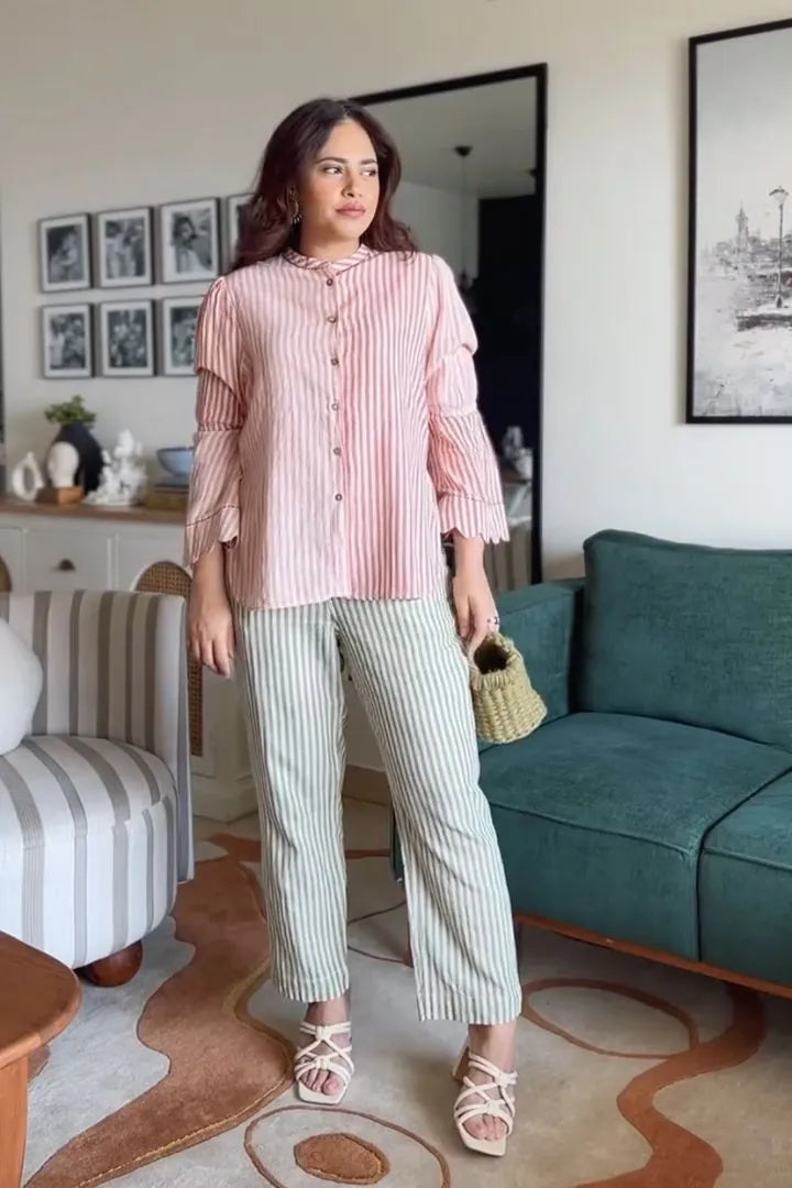 scarlet top & moss pants set, image 6