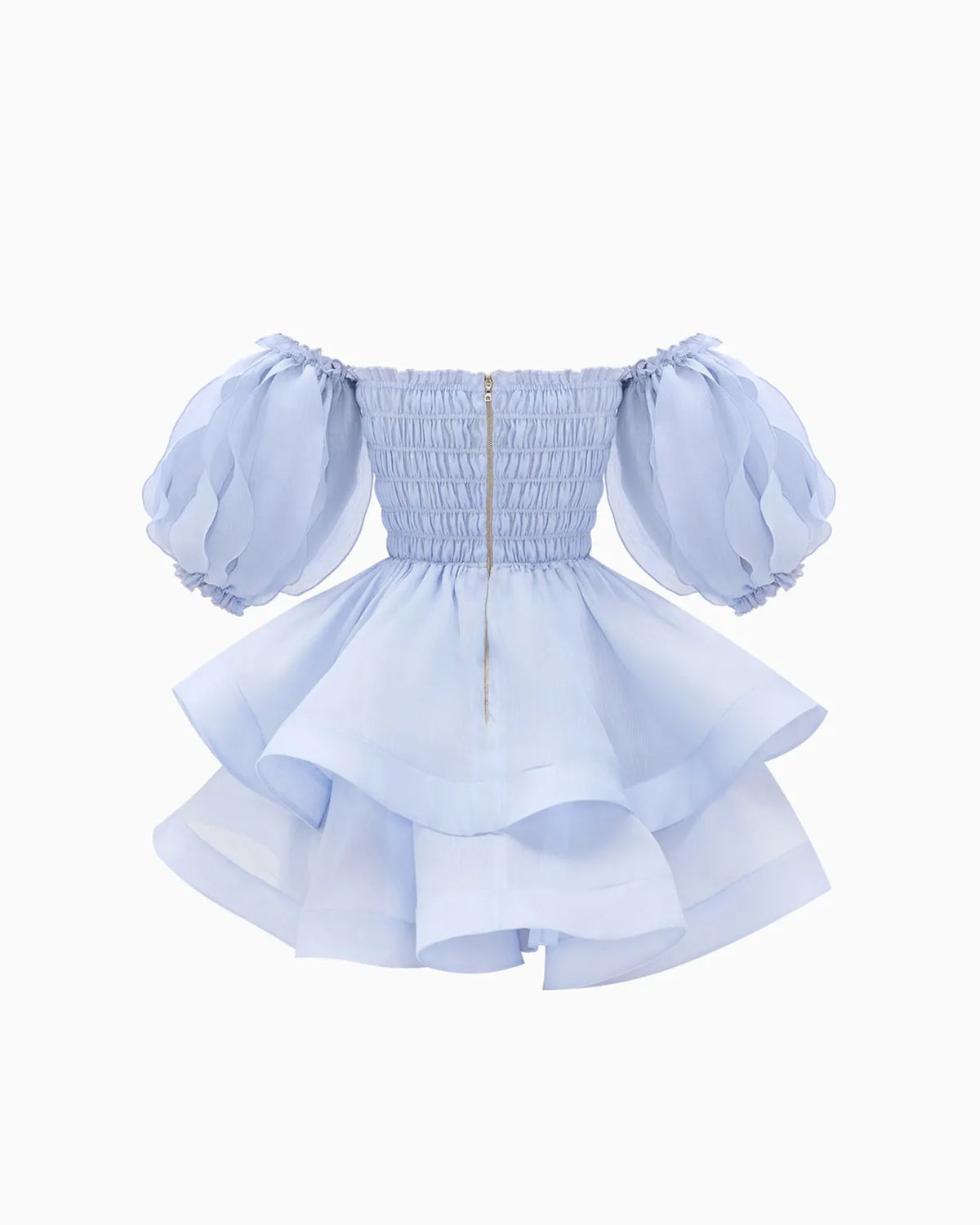 serenity blue amaryllis dress, image 4