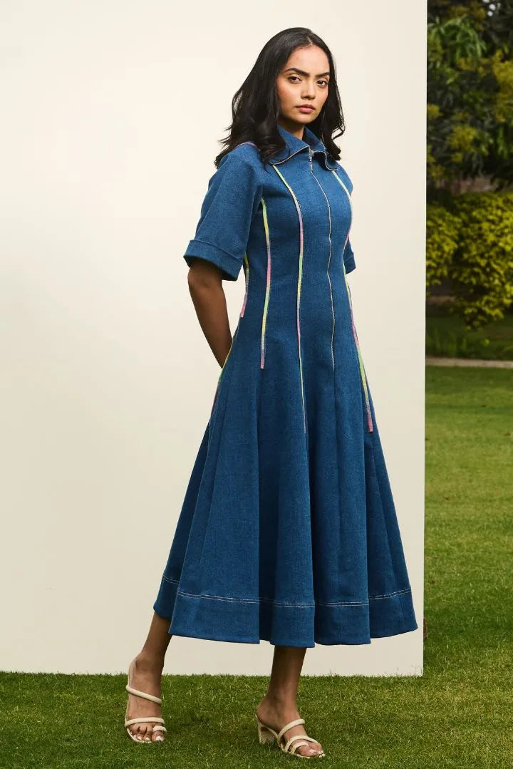 sierra denim dress, image 1
