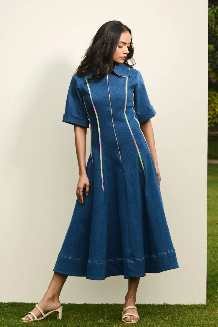 sierra denim dress, image 2