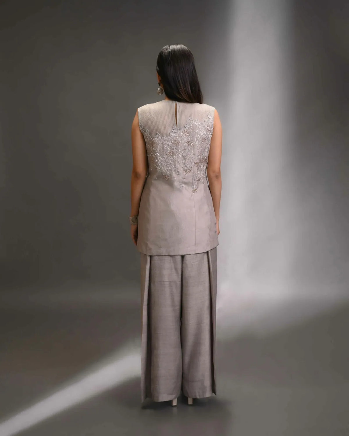 silk hand embroidered top set, image 4