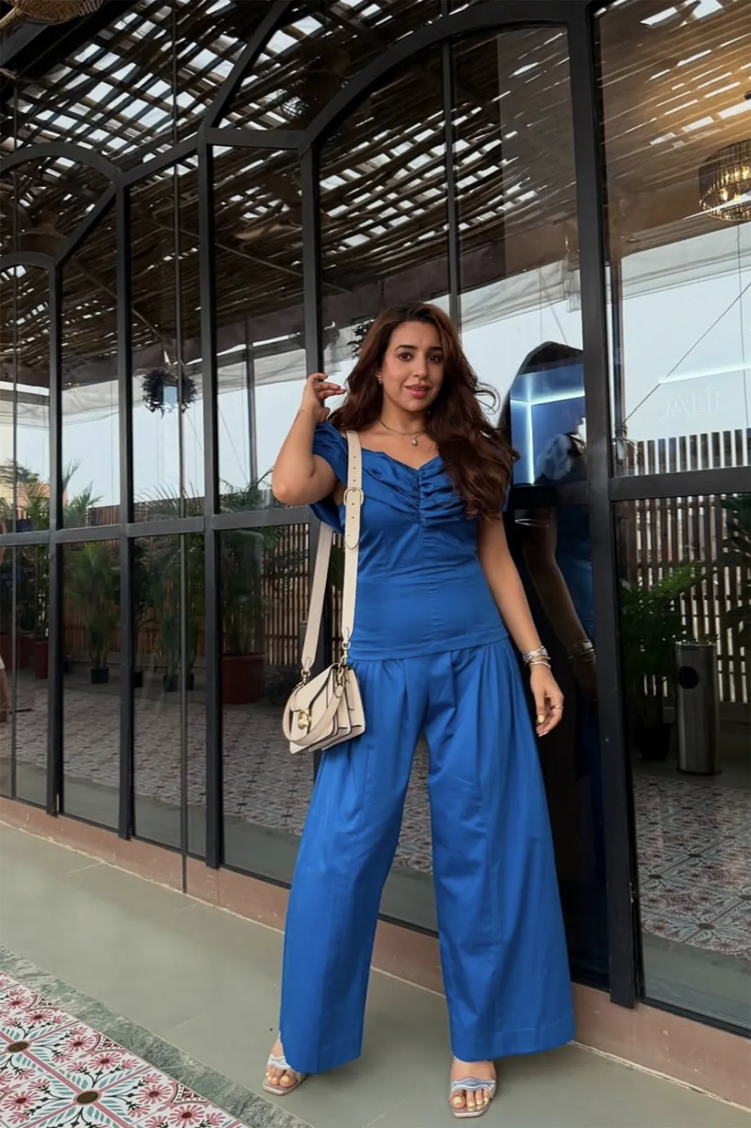 silkeena kaur in donna paulsen pants, image 1