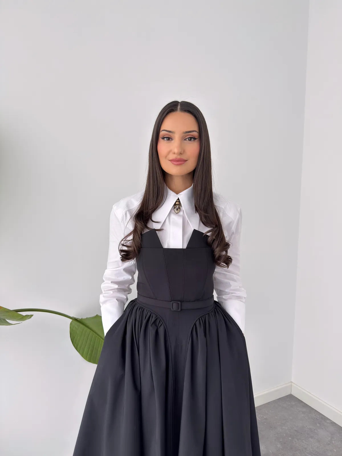 stella column dress, image 1