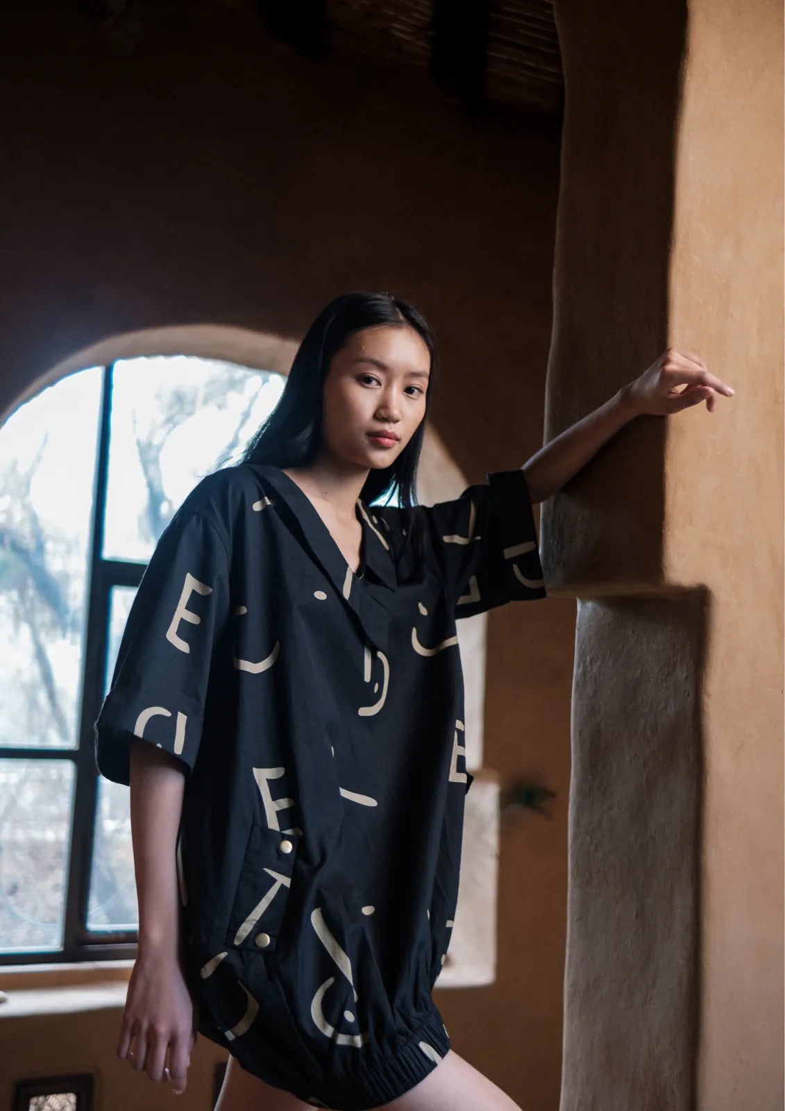 sydney shift dress - line printed, image 9