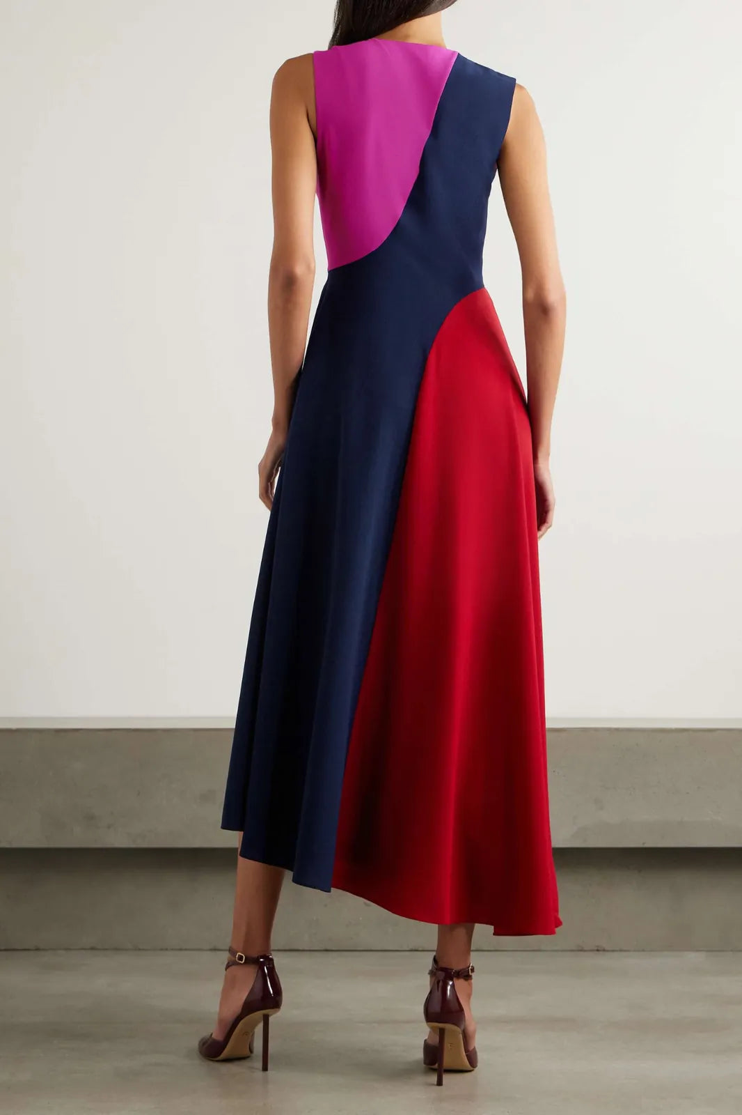 trio block dress, image 2