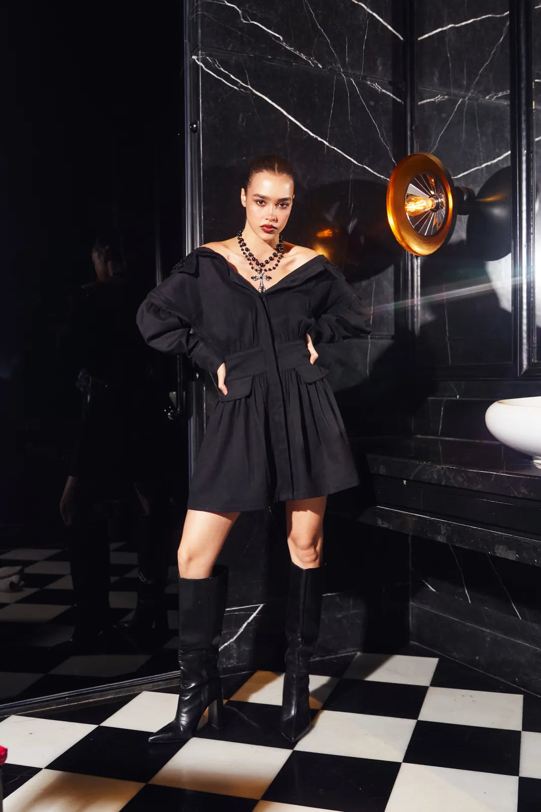 vivianne black dress, image 1
