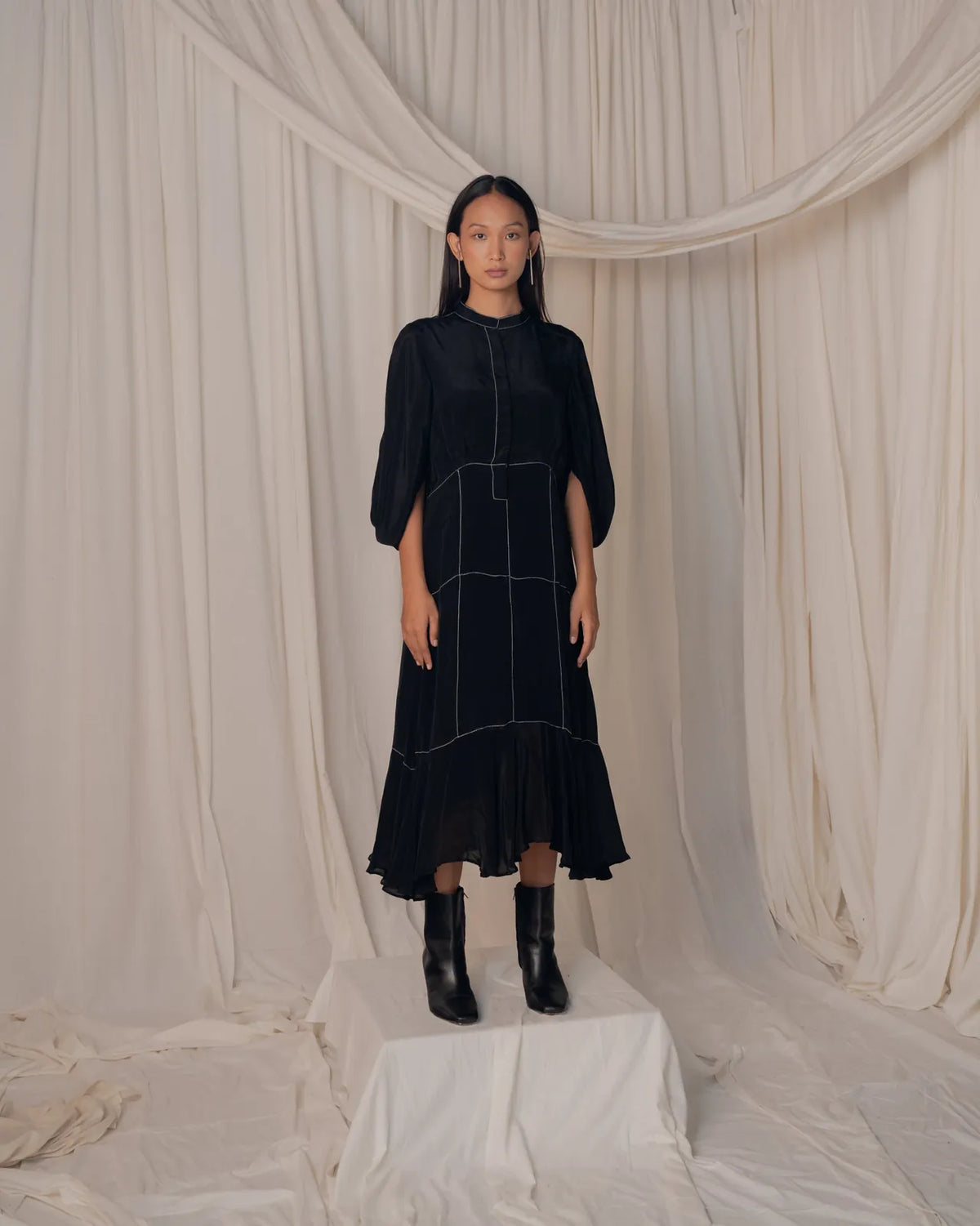 white stitch dress, image 5