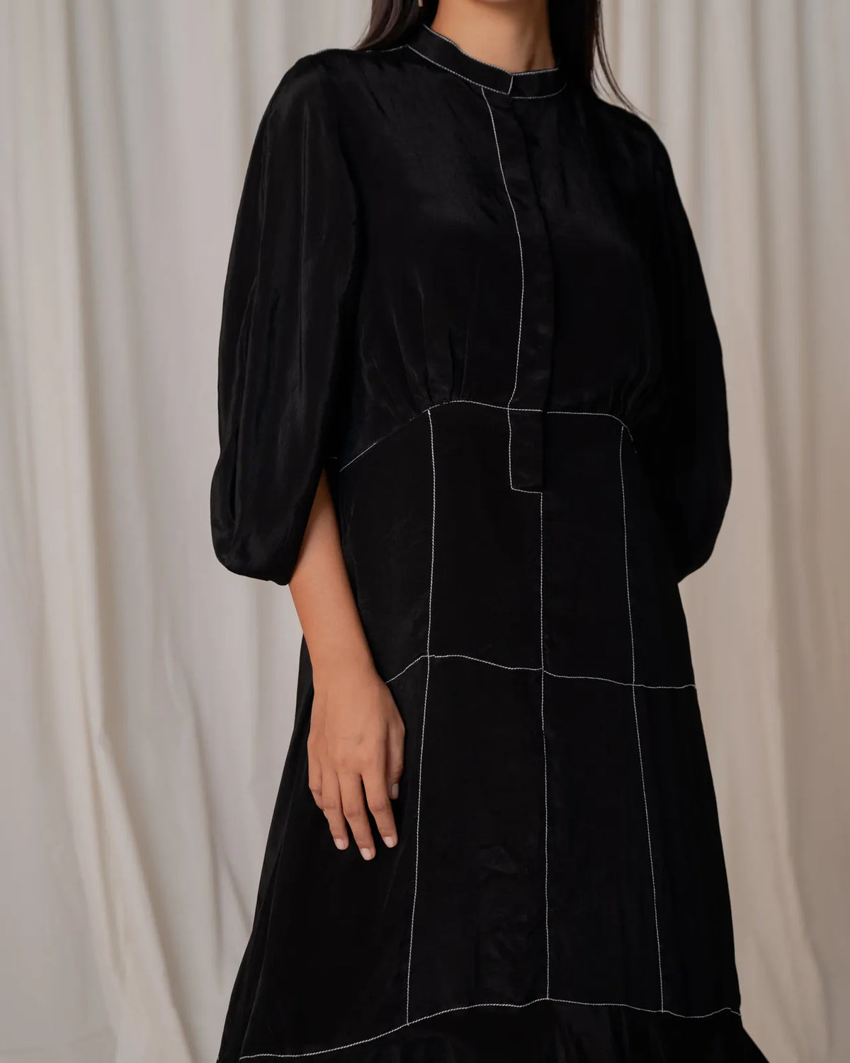 white stitch dress, image 9
