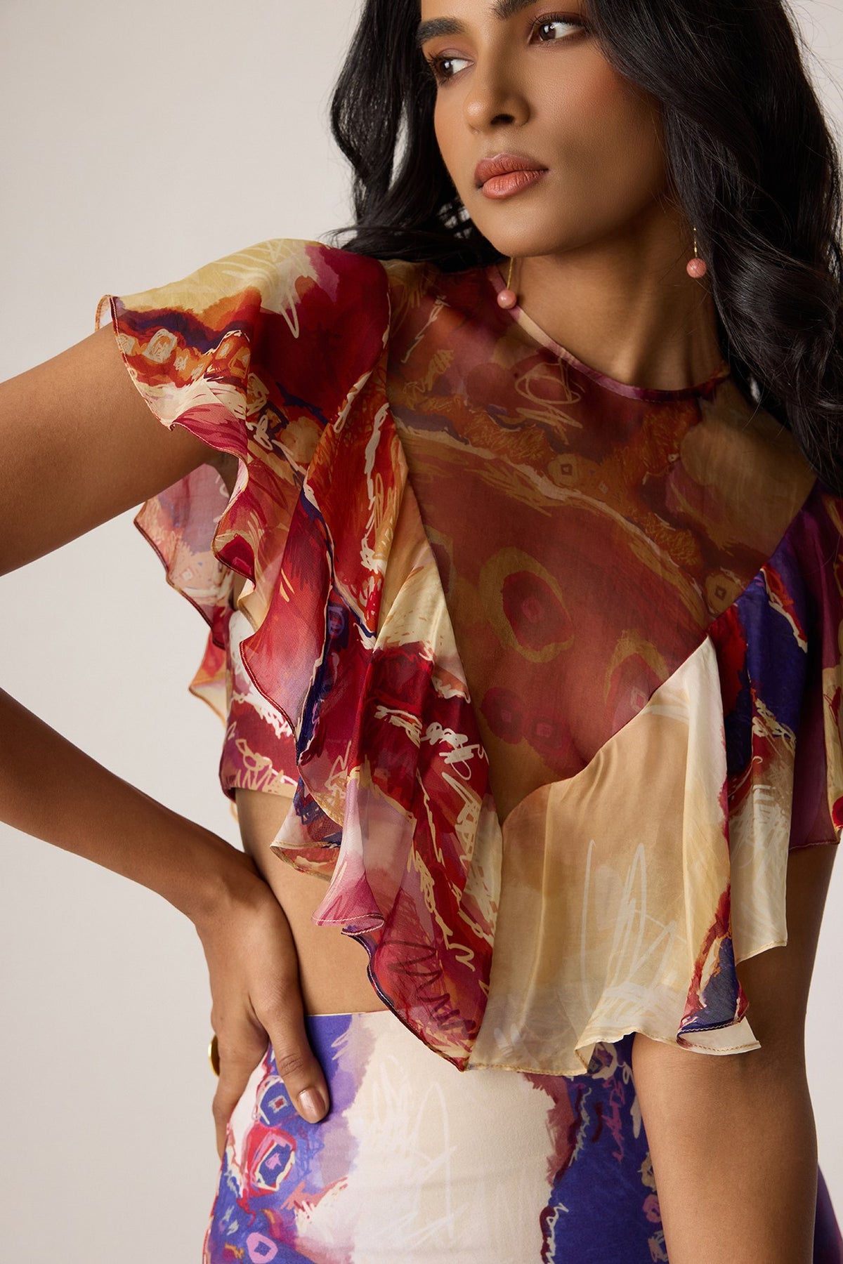 elena blouse marieya skirt, image 2
