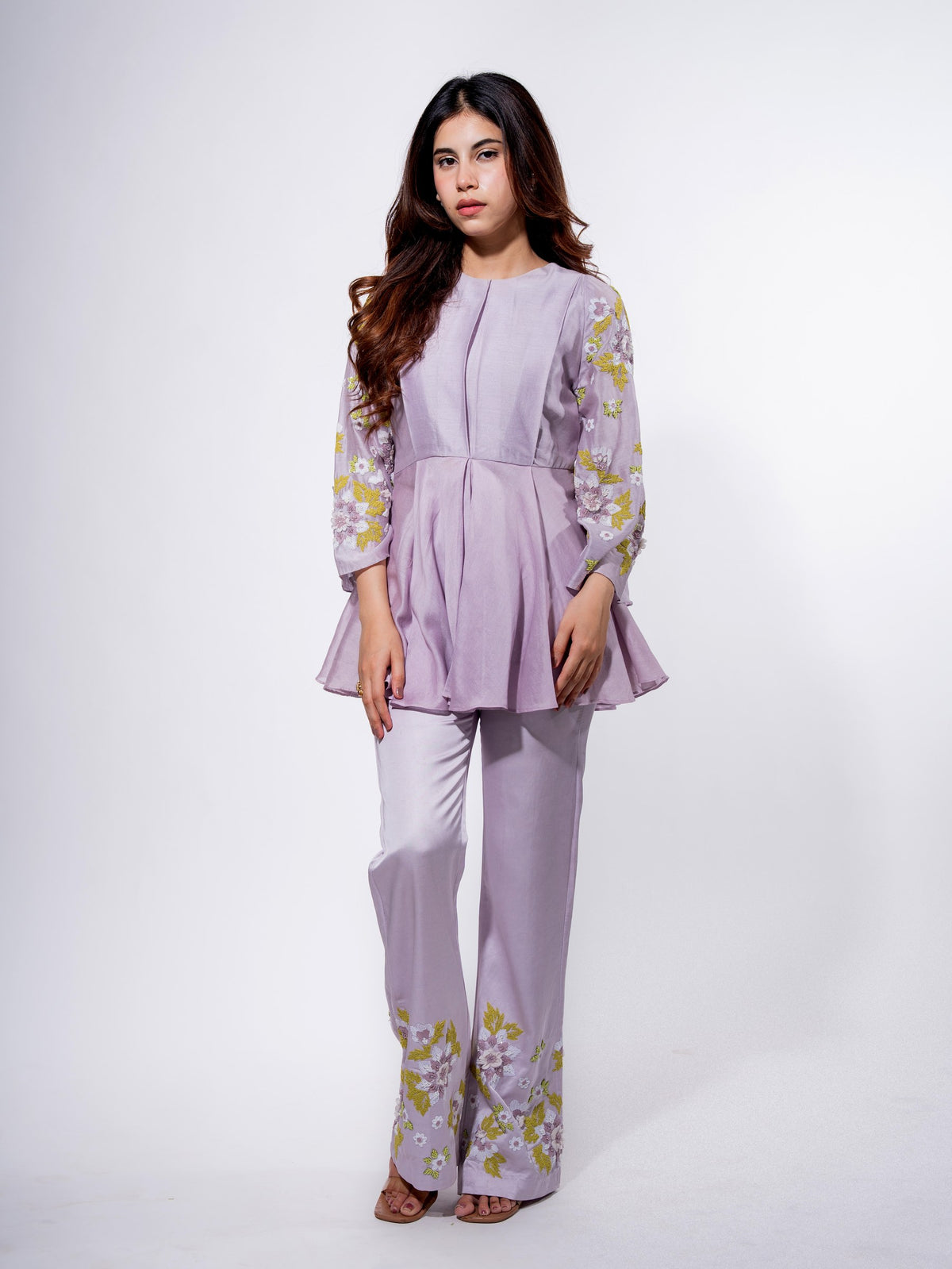 petal poise peplum set — image 1