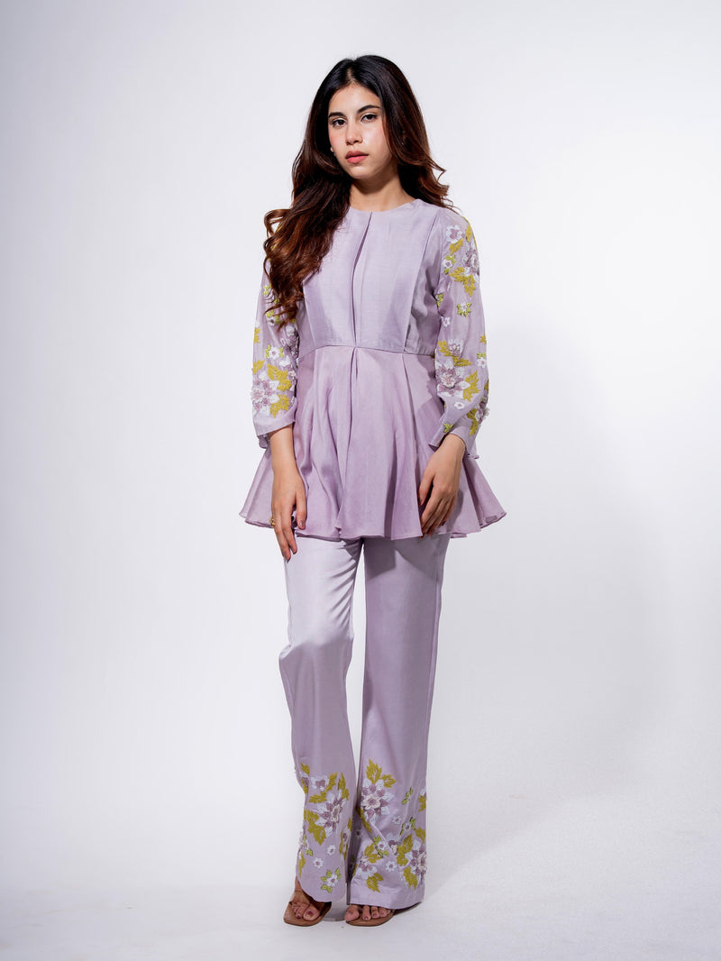 Petal Poise Peplum Set