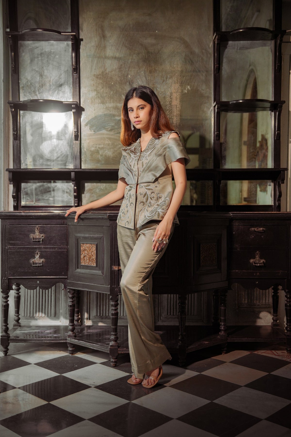 emerald poise co-ord set — image 1