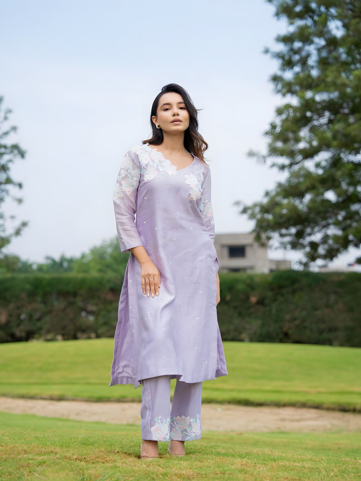 wisteria bloom kurta set — image 1
