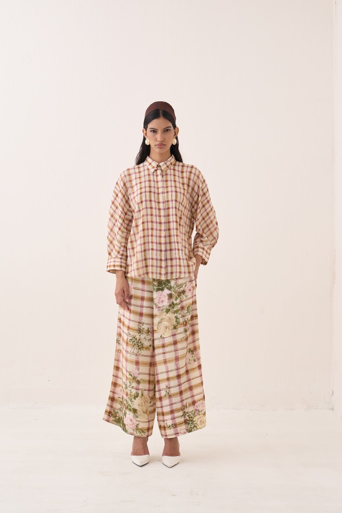 jaali rose culottes — image 1