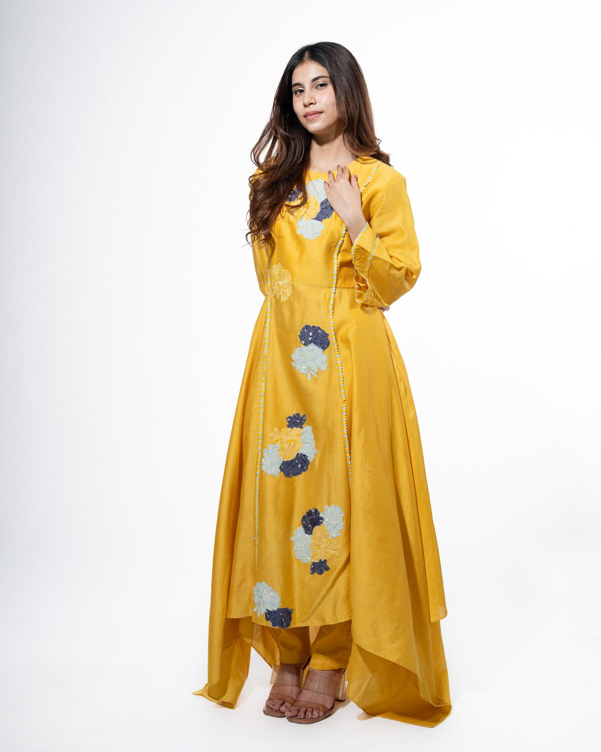 blush bloom kurta set — image 1