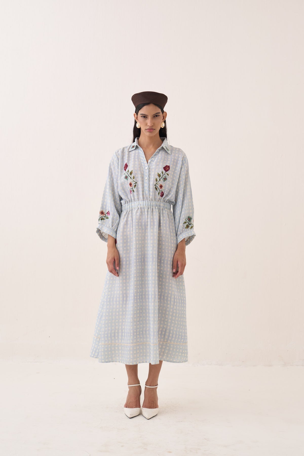 gingham poem dress — image 1