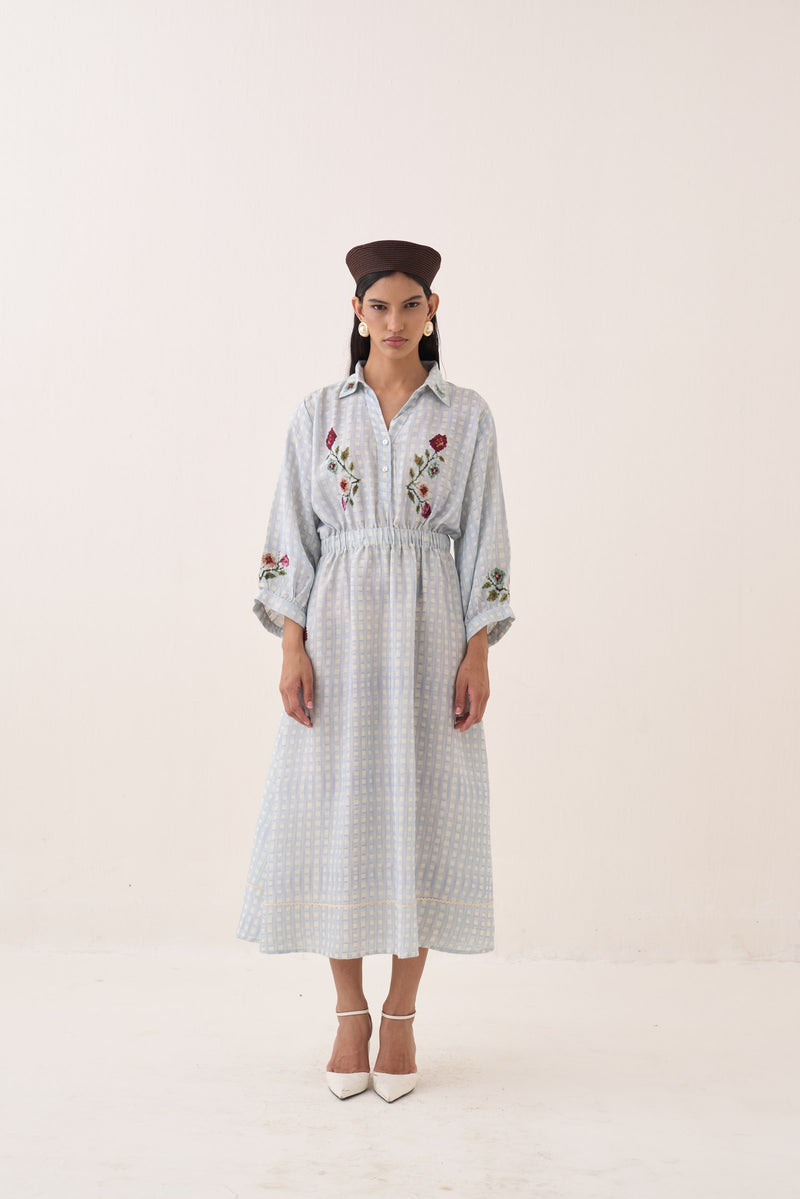 Gingham Poem Dress