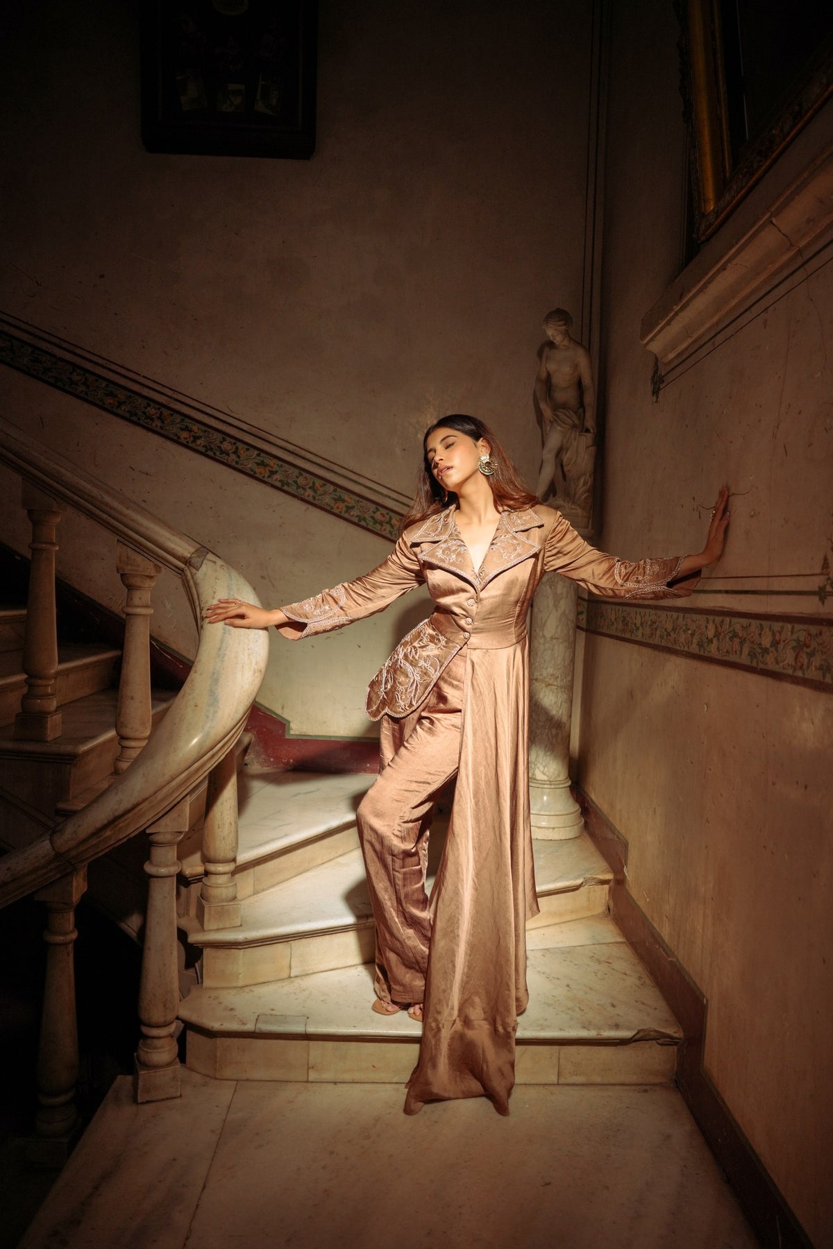 rosewood drape co-ord set — image 1