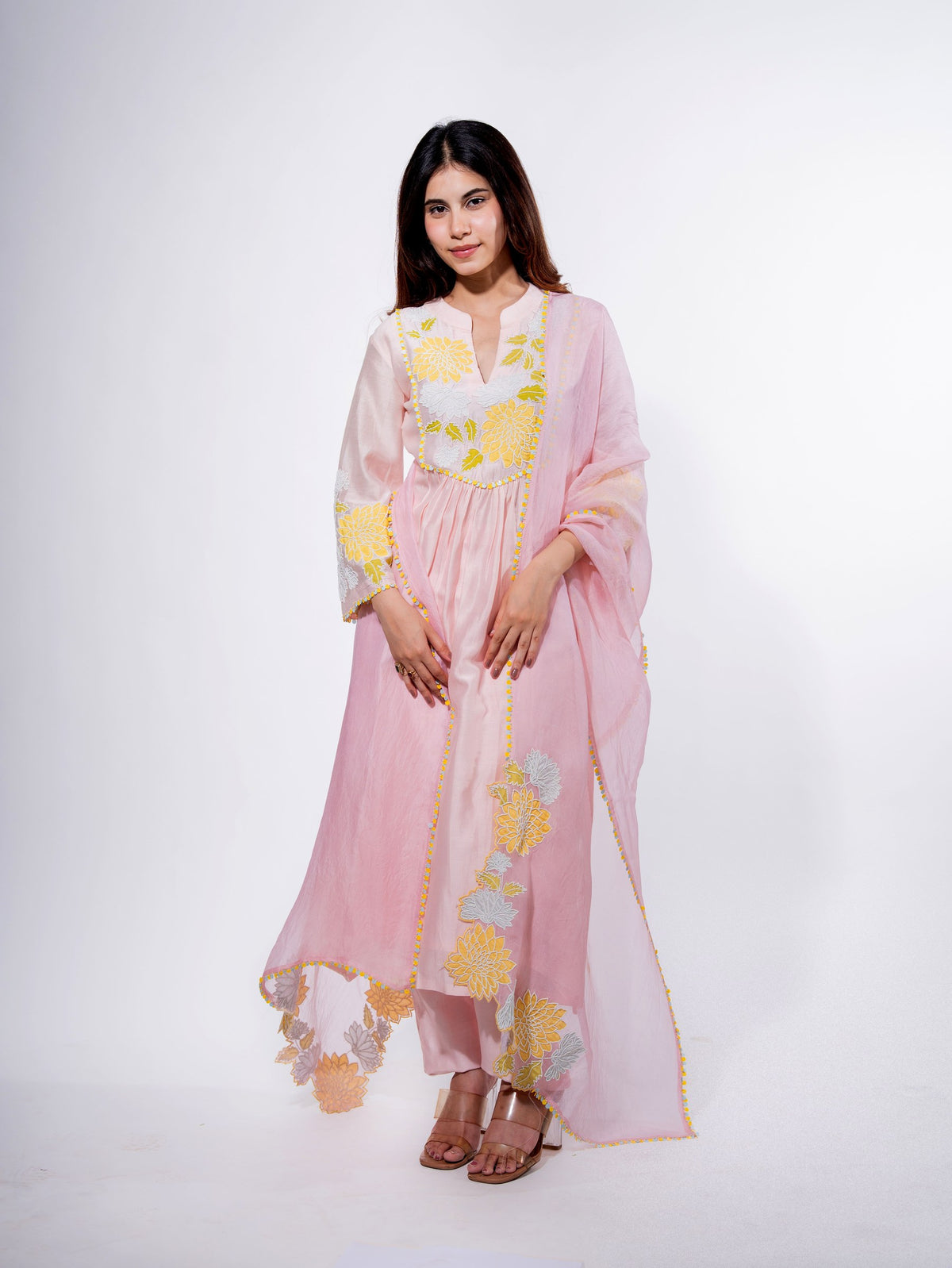 floral whisper kurta set — image 1