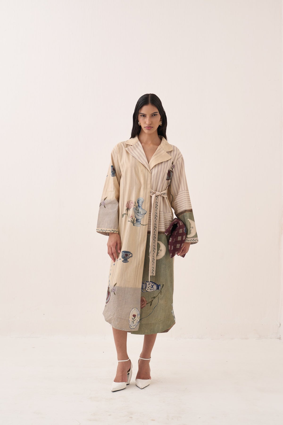nakshatra wrap tie knot dress — image 1