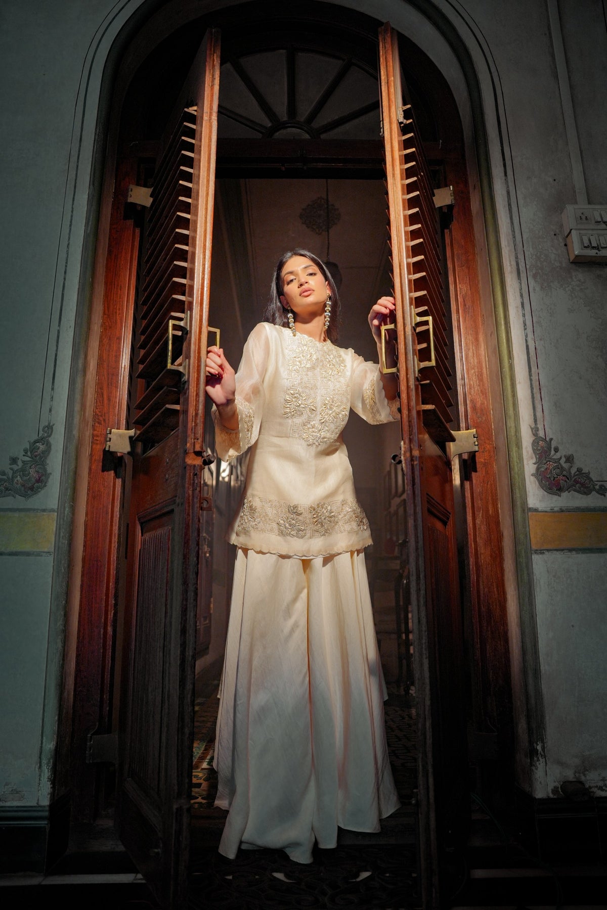 ivory grace sharara set — image 1
