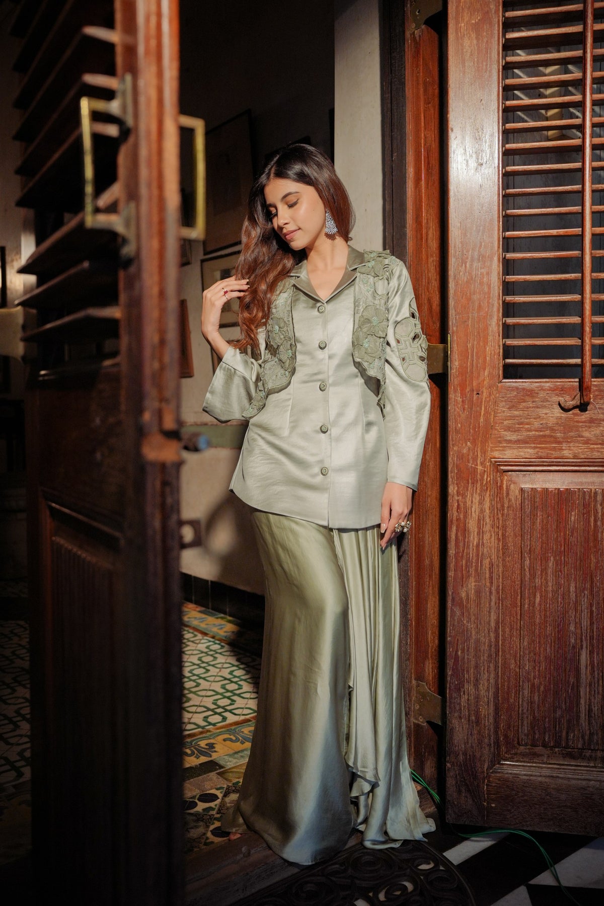 verdant reverie drape set — image 1