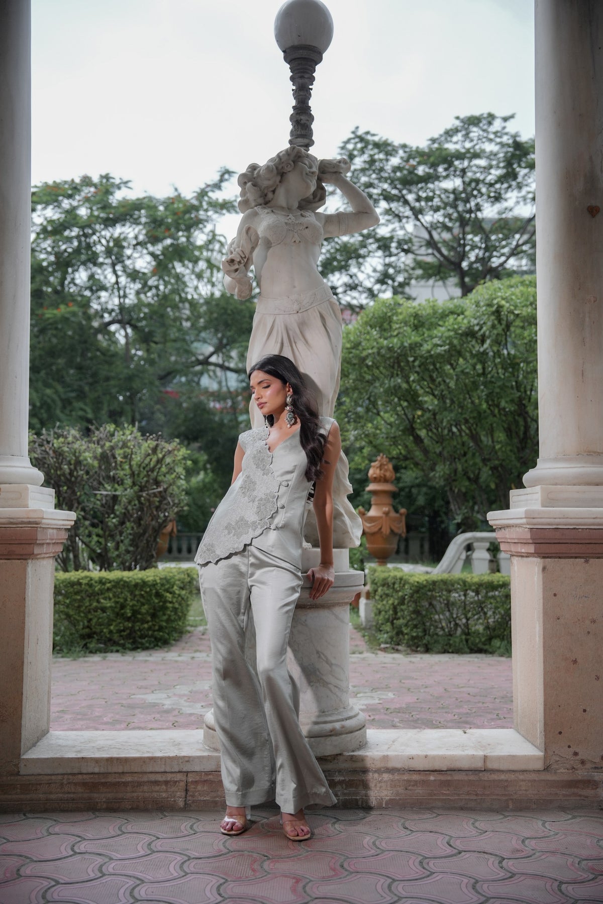 silver whisper co-ord set — image 1