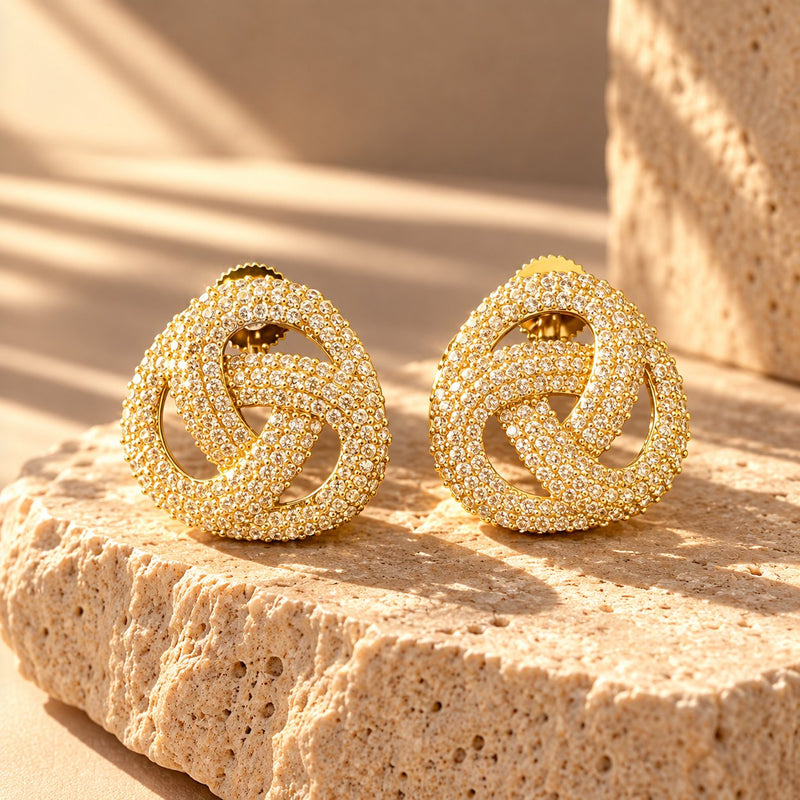 Swirl Studs Mini