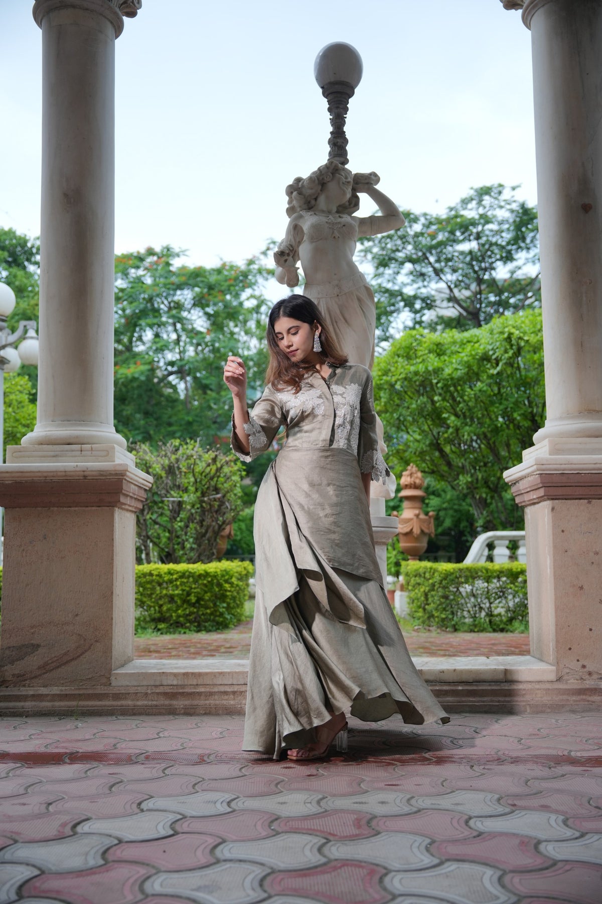 moonlit grace skirt set — image 1