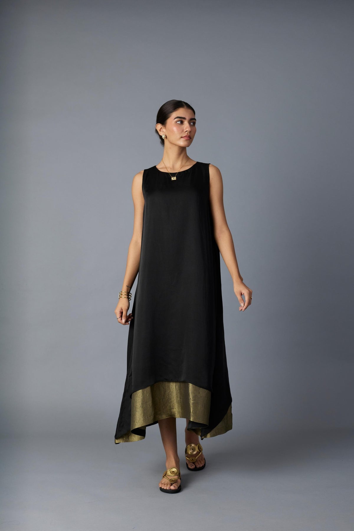 chameli dress in black, image 2