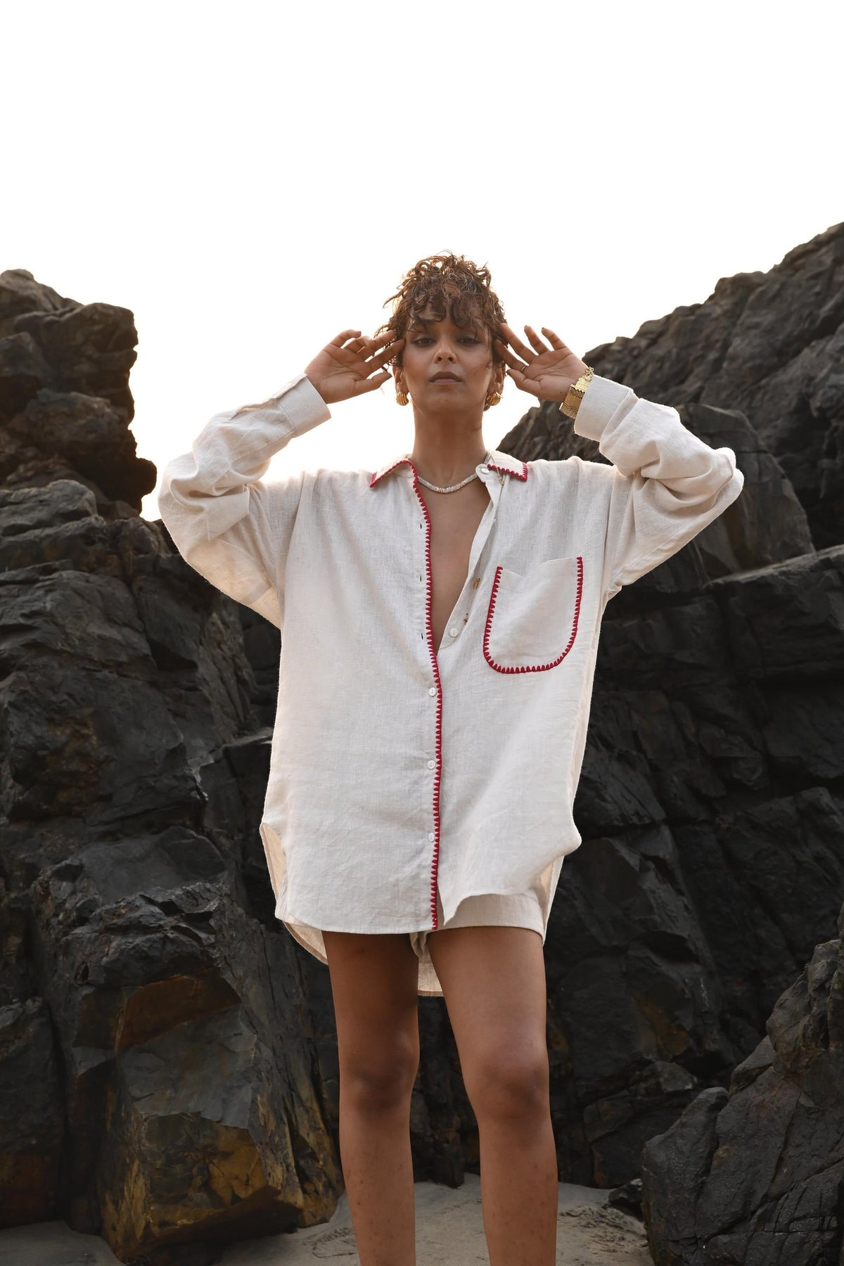 irena embroidered shirt, image 2