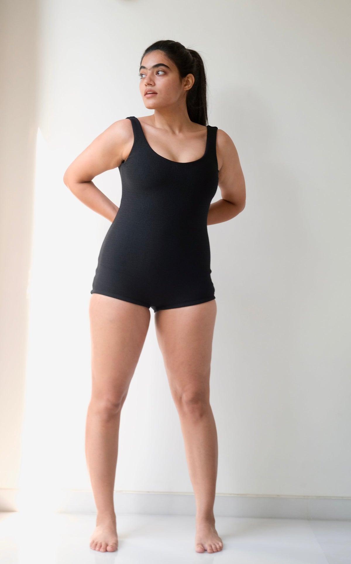 laguna one piece in black, image 2